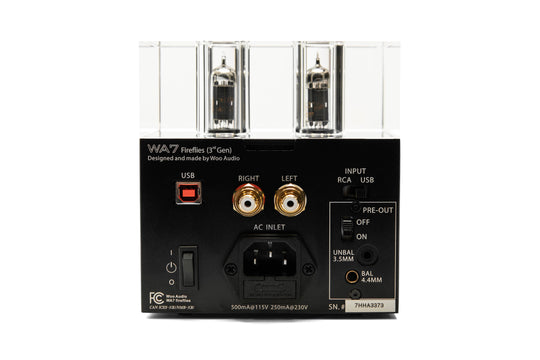 Woo Audio WA7 Fireflies (generasi ke-3) DAC Penguat Headphone Seimbang